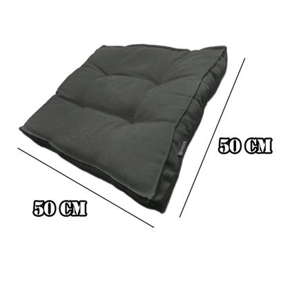 Imagem de Almofada Futon Decoração 50x50 Cm Vários Modelos Cinza Escuro