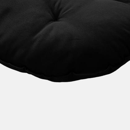 Imagem de Almofada Futton Lisa Redonda Cheia Macia Confortável 40cm Cadeira Sala Jantar Decoração