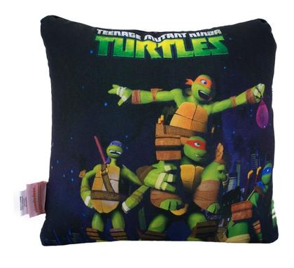 Imagem de Almofada Infantil Quarto Menino Quadrada - Tartarugas Ninja