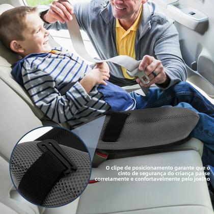 Imagem de Almofada Inflável para Assento de Carro Infantil - Portátil com Saco