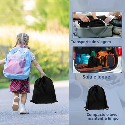 Imagem de Almofada Inflável Para Crianças, Assento Elevatório Portátil De PVC Com Bolsa De Armazenamento Para