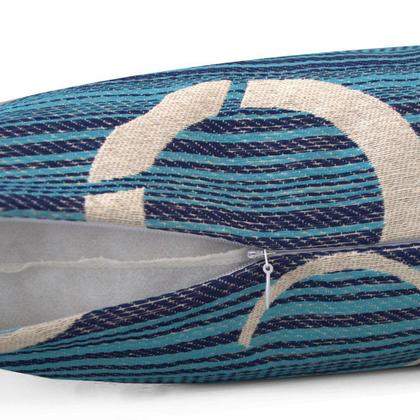 Imagem de Almofada Jacquard Tripolli Asteca 40x40cm Azul