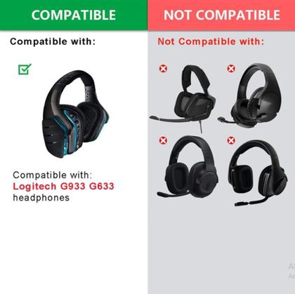 Imagem de Almofada Logitech Headset Compatível G633 G933 G935