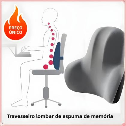 Imagem de Almofada Lombar De Espuma De Memória Para Carro, Escritório E Cadeiras De Jogos, Almofada De Suporte