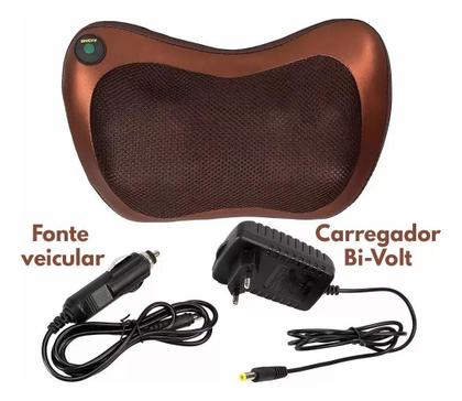 Imagem de Almofada Massageadora Bivolt Para Pescoço E Lombar Dellamed