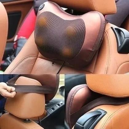 Imagem de Almofada Massageadora Bivolt Para Pescoço E Lombar Dellamed