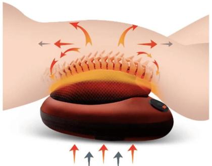 Imagem de  Almofada Massageadora Movimentos Shiatsu Infravermelho
