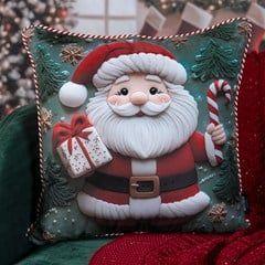 Imagem de Almofada Natalina papai noel com Cordão 345548