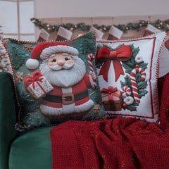 Imagem de Almofada Natalina papai noel com Cordão 345548