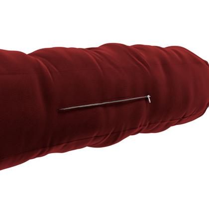 Imagem de Almofada Para Cabeceira Encosto Apoio Lombar Spot 140cm com Porta Celular Veludo - Desk Design