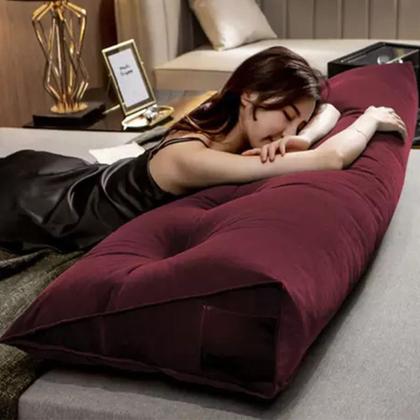 Imagem de Almofada Para Cabeceira Encosto Apoio Lombar Spot 90cm com Porta Celular Suede - Desk Design