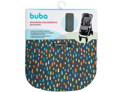 Imagem de Almofada para Carrinho de Bebê Drops Buba Preto