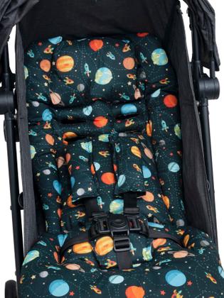 Imagem de Almofada Para Carrinho de Bebê Universal  - FOGUETE