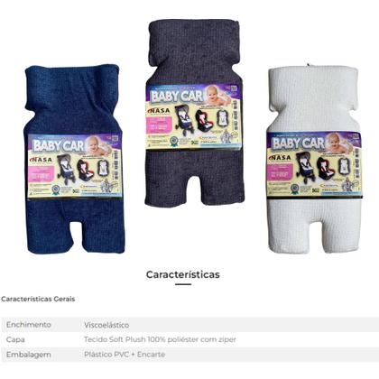 Imagem de Almofada Para Carrinho de Passeio Com Almofada de Pescoço