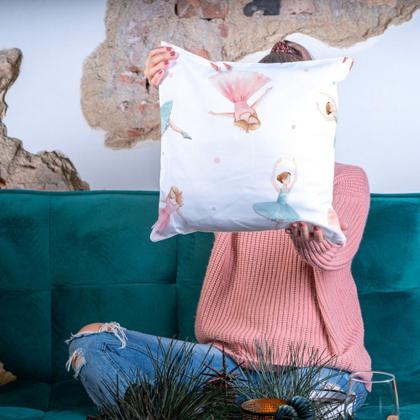 Imagem de Almofada Para Sofá Sala Cama Quarto 30x30 Cheia Com Capa