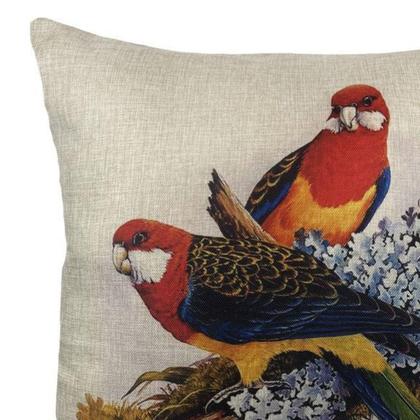 Imagem de Almofada Passaro Rosela Oriental 420-06 52X52Cm Decortextil