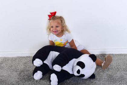 Imagem de Almofada Travesseiro Panda Bebê Dormir Pelúcia 50cm