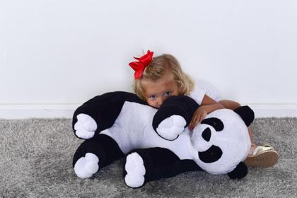 Imagem de Almofada Travesseiro Panda Bebê Dormir Pelúcia 50cm