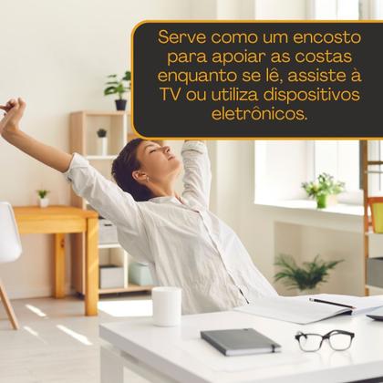 Imagem de Almofada Travesseiro Triangular Para Gestantes Idosos Com Espuma Respirável
