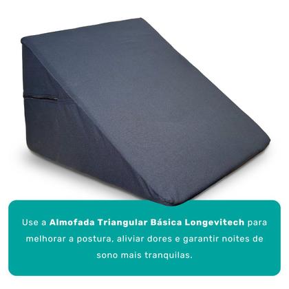 Imagem de Almofada Triangular Basica Longevitech