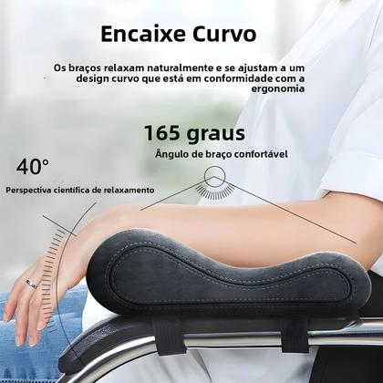 Imagem de Almofadas De Apoio De Braço Em Espuma Viscoelástica De Látex Para Cadeira De Escritório, Almofada De