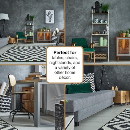 Imagem de Almofadas de móveis SOFTTOUCH, 3,8 cm, redondas, feltro resistente, pacote com 24