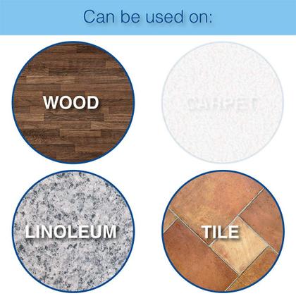 Imagem de Almofadas de móveis SOFTTOUCH, 3,8 cm, redondas, feltro resistente, pacote com 24