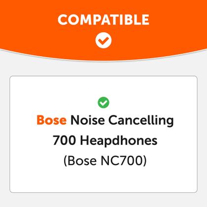 Imagem de Almofadas de ouvido de reposição, almofadas WC Wicked para Bose 700 Black