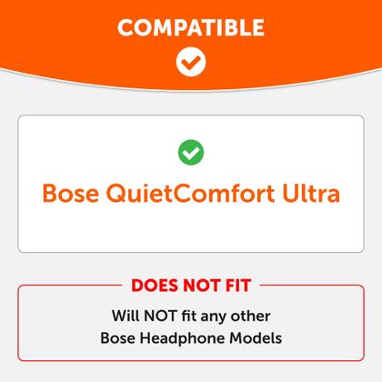 Imagem de Almofadas de ouvido de reposição WC Freeze QC Ultra para Bose QC Ultra