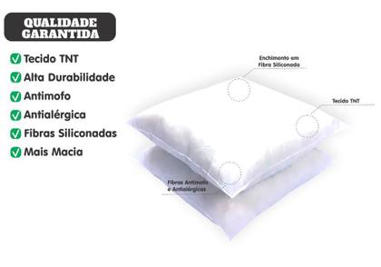 Imagem de Almofadas Decorativas 6 Unidades Com Ziper e Refil Silicone