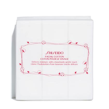 Imagem de Almofadas faciais de algodão Shiseido 165 Squares 100% naturais e macias