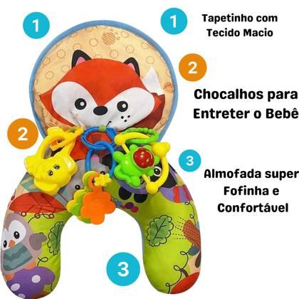 Imagem de Almofadinha Conforto com Acessórios Interativos Para Bebês