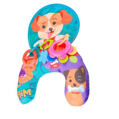 Imagem de Almofadinha Conforto De Cachorro Com Mordedores e Chocalho Para Bebês - Zoop