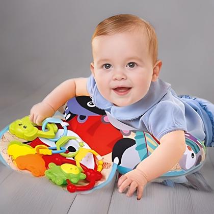 Imagem de Almofadinha Conforto De Cachorro Com Mordedores e Chocalho Para Bebês - Zoop