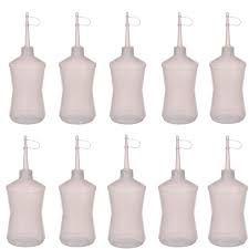 Imagem de Almotolia 120ml transparente bico reto kit com 10und