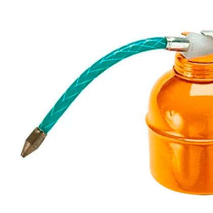 Imagem de Almotolia Injetora de Óleo Metálica Com Capacidade de 300ml E Ponta Flexível