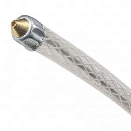 Imagem de Almotolia Metálica Bico Bomba Óleo Graxa Lubrificante 425 Ml