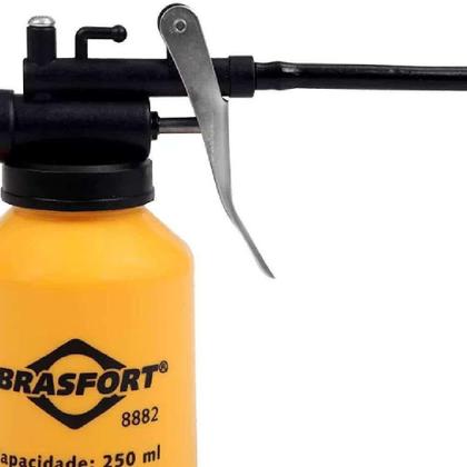 Imagem de Almotolia Metálica Bico Flex 250ML 8882 BRASFORT