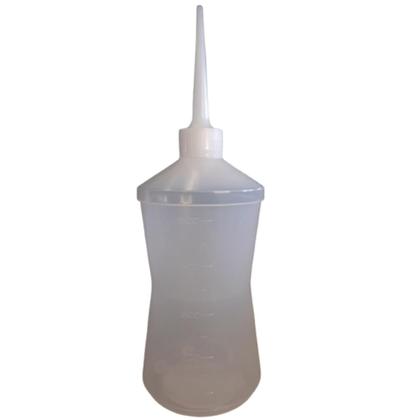 Imagem de Almotolia Plástica Transparente Frasco 500 Ml Com Bico Reto