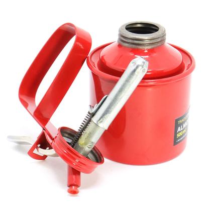 Imagem de Almotolia Profissional Metal 500 ML Bomba Óleo Com 2 Bicos