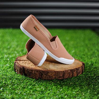Imagem de Alpargata Moleca Microfuros Nude - Feminino