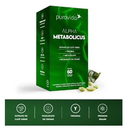 Imagem de Alpha Metabolicus - Puravida - 60 cápsulas
