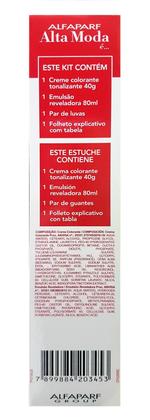 Imagem de Alta Moda Alfaparf kit c/2 Tonalizante 60 Louro Escuro 120g