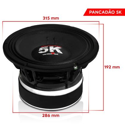 Imagem de Alto Falante 12 Polegadas 5000W 4 Ohms Pancadão 5K Ultravox