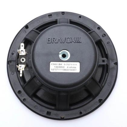 Imagem de Alto Falante 6 Polegadas Bravox 2 Vias 65 Watts RMS 4 Ohms Black - Cs60 Bk (kit)