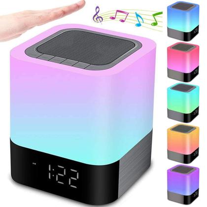 Imagem de Alto-falante Bluetooth Gallstep Night Lights com despertador