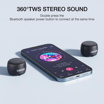 Imagem de Alto-falante Bluetooth LEICEX Mini alto-falante portátil Bluetooth 5.0