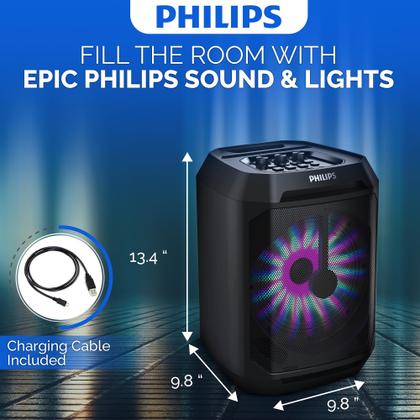 Imagem de Alto-falante Bluetooth Philips para Festas com Bass Boost