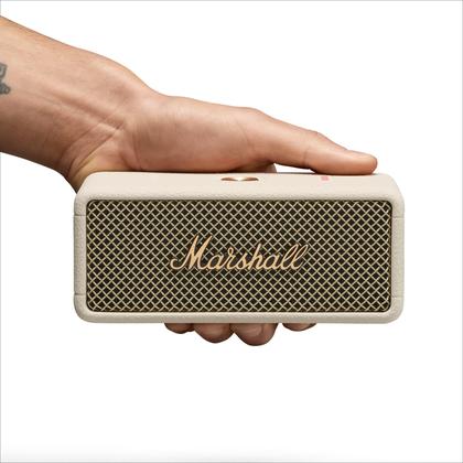 Alto-falante Bluetooth portátil Marshall Emberton III Cream - Alto