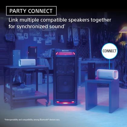 Alto-falante Bluetooth portátil sem fio Sony ULT Field 5 preto